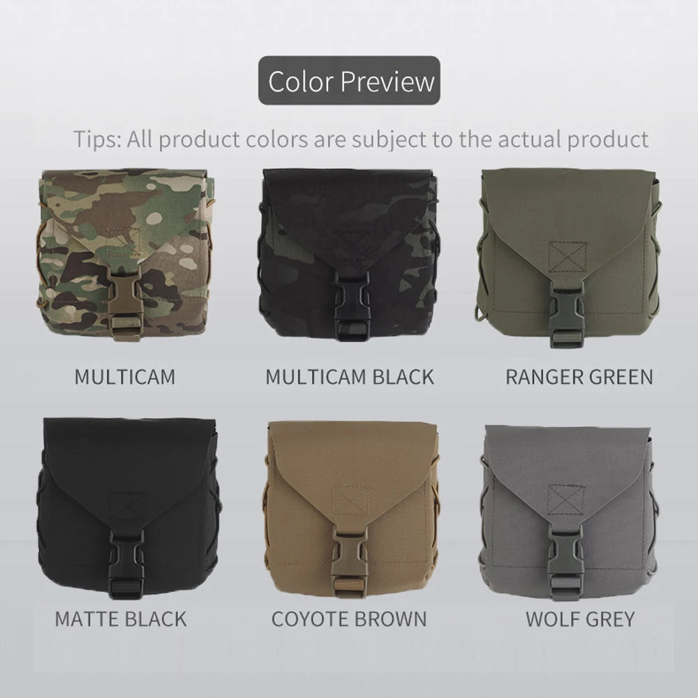 ARC Tactical Bag Large Capacity MOLLE Utility Pouch 5.56 7.62 40MM SAW 200RND PMAG D60 Mag Pouch Airsoft Hunting Accessory