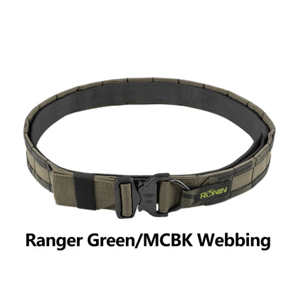 【1.5Inch  2 Inch】Ronin Style Belt Outdoor Hunting Double Layer  Belt Molle System