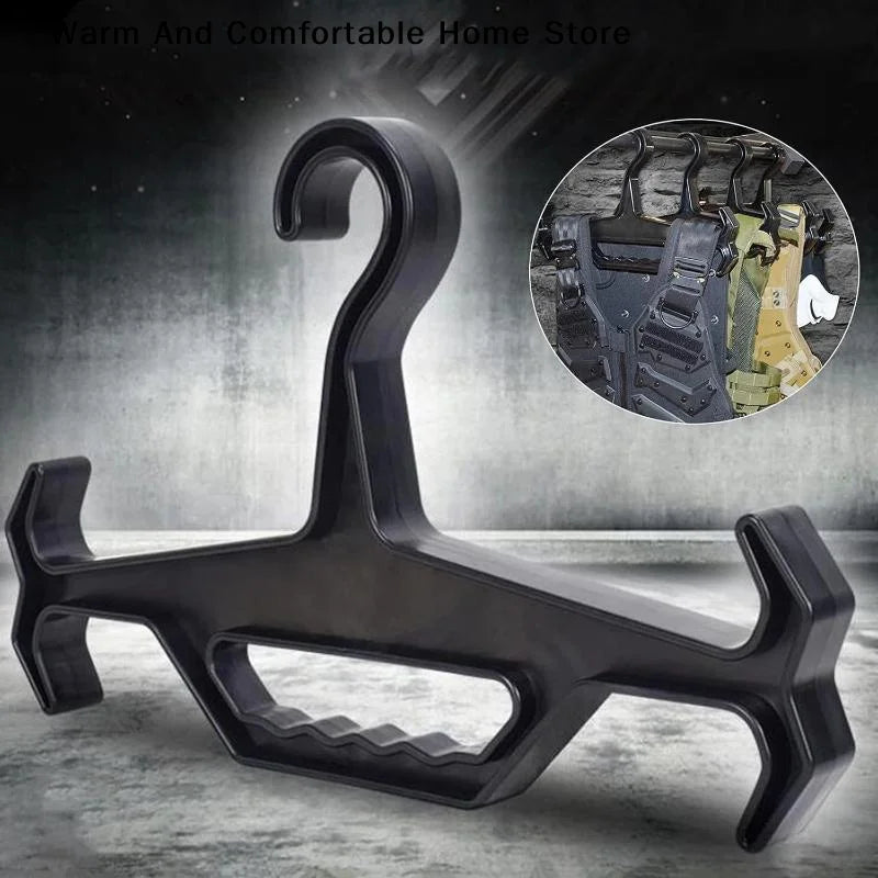 1PC Plastic Tactical Heavy Duty Clothes Hanger Suitable for Storage and Organization of Body Armor Vests Hunting Air Rifle Vests