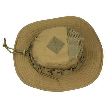 Camo Outdoor Enthusiasts Square Pocket Bonnie Cap Outdoor Bucket Benny Hats Fishing Hiking Outdoor Sun Caps