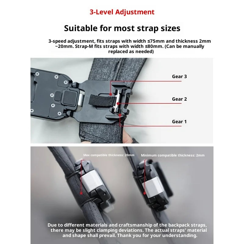 FALCAM F38 Quick Release Kit for Backpack V2 F38 3802/F38 3803/F38 3803P Camera Strap Clip for Camera Expansion Accessories