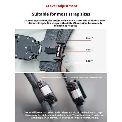 FALCAM F38 Quick Release Kit for Backpack V2 F38 3802/F38 3803/F38 3803P Camera Strap Clip for Camera Expansion Accessories