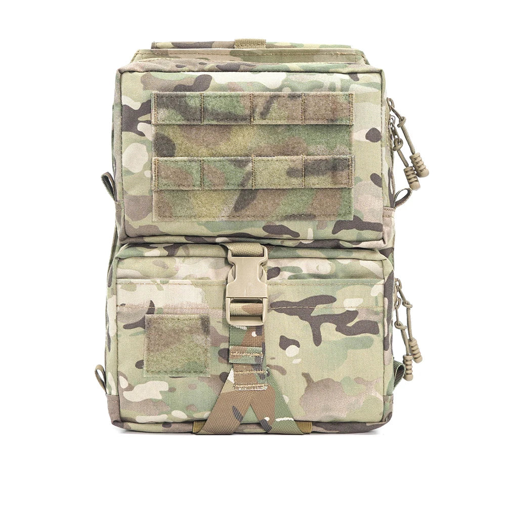 Tactical Tool Pouch Double Backpack Hook&loop Universal Pocket Airsoft Hunting Equipment Accessories Wargame Outdoor