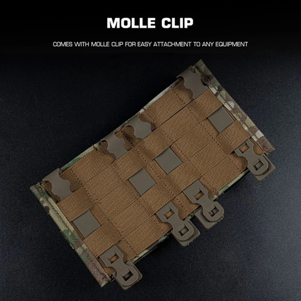 Tactical Fast 5.56 Triple Mag Pouch Medium M4 KYWI Molle Magazine Pouch Insert Open Malice Clip Strap Hunting Airsoft Accessorie