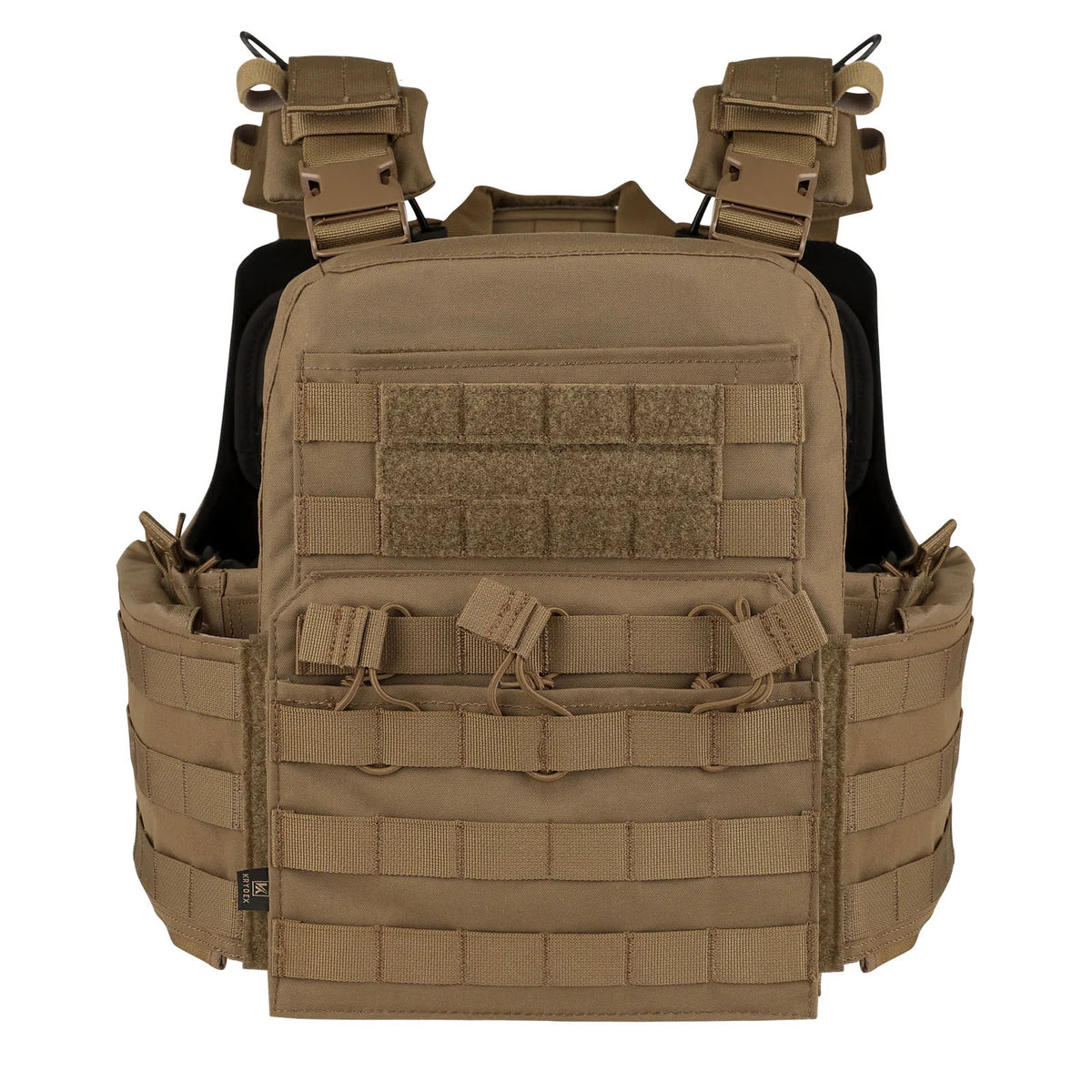 KRYDEX Tactical MOLLE CPC Plate Carrier Vest With Radio Side Pouch Mag Pouch Heavy Duty Body Armor Combat Airsoft Men Vest