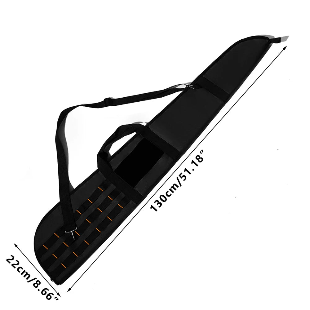 130cm Gun Bag Case Rifle Bag Tactical Soft Gun Case Airsoft Rifle Carry Shoulder Bag Long Handbag for Hunting Accessory