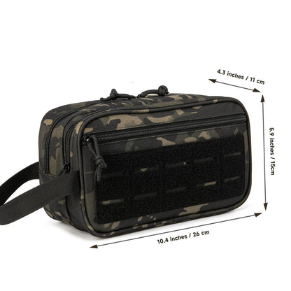 Men's Toiletry Bag Modular Accessory Bag EDC Small Bag Waterproof Compartment with Small Dopp, Shower Supplies and Hygiene Produ