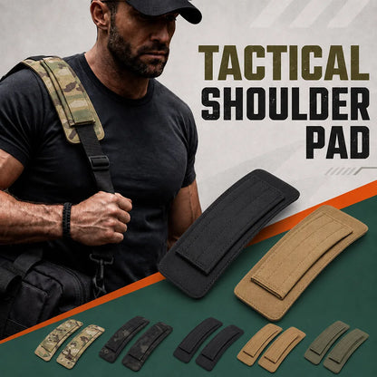 Modular Tactical Shoulder Pads Pressure Relief Cushion Shoulder Strap Breathable Non‑Slip Accessory for Vest Backpack Sling Bag