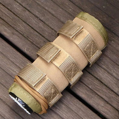 Tactical Sound Damper Suppressor Cover Fireproof Resistant Silicone Heat-Insulating Airsoft Protective Cover for 5/6/7/7.5/9Inch