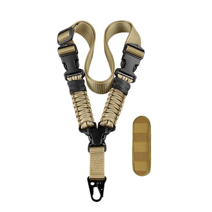 1Pc Airsoft Guns Sling 1 Point Strap Sport Sling Shoulder Strap Practical Nylon Sling Adjustable Outdoors Sport Tactical Harness