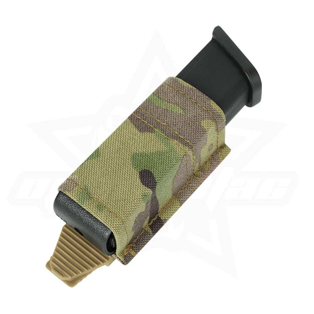 OPHIDIAN MOLLE Mag Pouch FAST 9MM Single/Double Mag Bag Hunting CS Games Air soft Holder With Nylon Support Clip