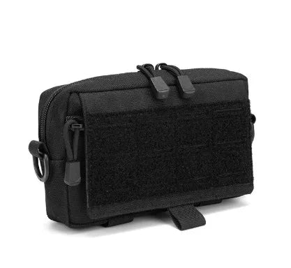 Tactics MOLLE Admin Pouch Utility EDC Waist Bag Horizontal Modular Pouch Chest Pack  Accessory Bag for Outdoor Hiking, Hunting