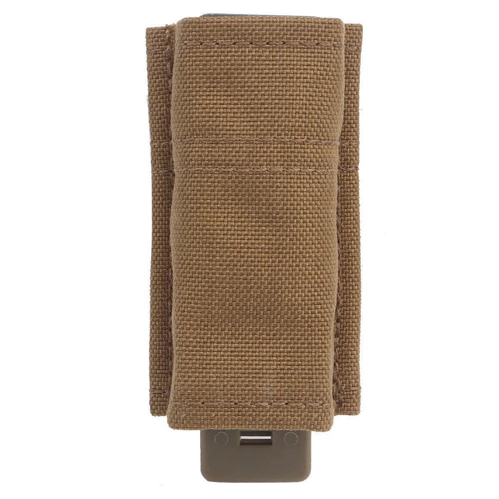 Pistol Magazine Pouch FAST 9mm Single Double MAG Bag Hunting Airsoft Holder With MOLLE Malice Clip KYWI Insert