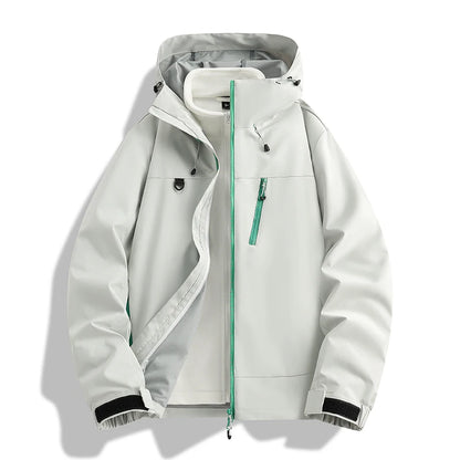 CHRLCK Men Women Hiking 3-in-1 Jackets Waterproof New Windproof Windbreaker Camping Climbing Trekking Outdoor Jacket Unisex