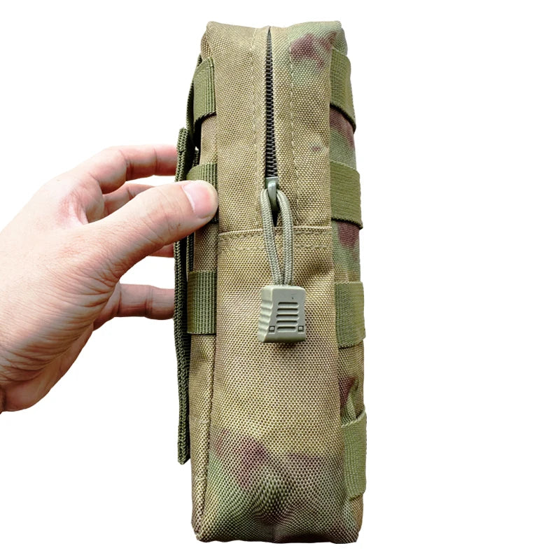 Outdoor Tactical Molle Waist Bag Oxford Storage Fanny Pack for Hunting Backpack Tactical Vest Attachment,EDC Pouch