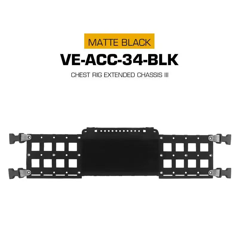 Tactical Magic Fastener Extended Chassis III Molle Pouch For MK5 Chest Rig Gear Airsoft Training Equipment