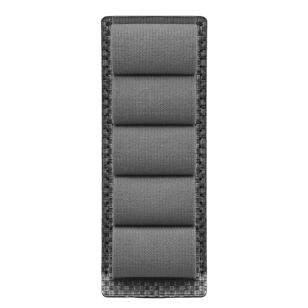 Tactical Elastic 5 Gauge Shell Holder MOLLE Shotshell Hanging Panel Magazine Pouch Paintball Airsoft Hunting Gear