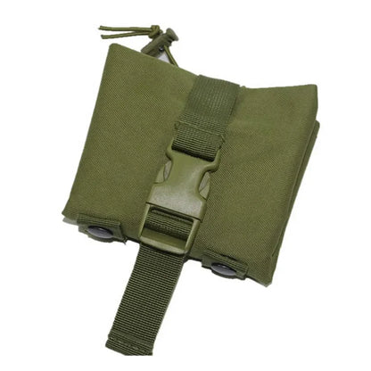 Molle Folding Dump Drop Magazine Pouch Outdoor Hiking Hunting Accessories EDC Tool Foldable Recovery Mag Holster Waist Bag