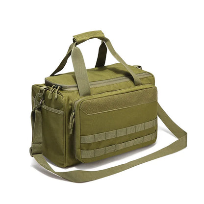 600D Waterproof Air Gun Shooting Storage Bag Tactical Range Sling Molle System Hunting Accessories Tool Bag