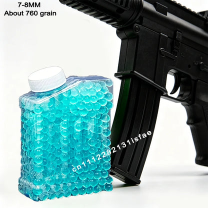 S2-Super Tough Squeezeproof Frosted Transparent EVA Pellets Uniform Full 50000Pcs 7-8mm 14+ Adult Wargame Spare Ammo