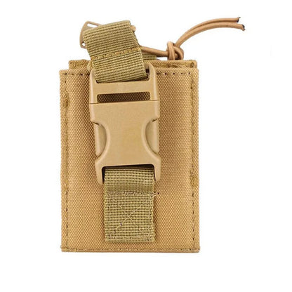 6 Style Tactical Molle Radio Holder Portable Walkie Talkie Pouch Case Radios Holster Bag Camping Hunting Accessories