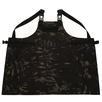Tactical Vest Apron Combat Gear Multi-pocket Apron Unisex Sleeveless Technician Mechanic Camouflage Apron