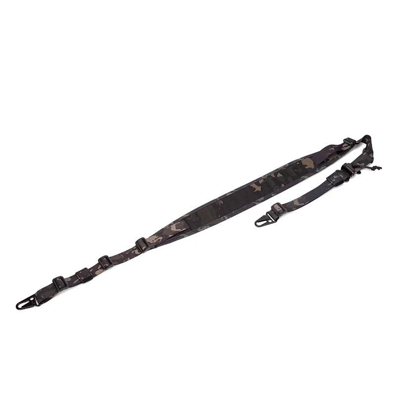Tactical Rifle Sling Modular Strap Removable 2 Point / 1 Point 2.25" Padded Combat Shooting Hunting Accessories
