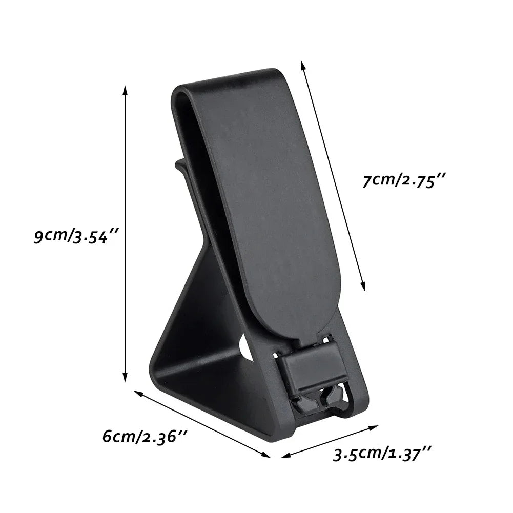 1Pc MOLLE Tactical Waist Belt With Hanging Buckle Multi-Functional CS Headset Holder Key Storage For Outdoor Gear