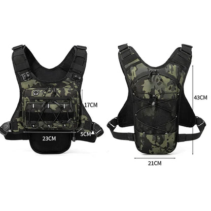 Running Chest Pack Hydration Vest For Cycling Hiking Bicycle Race Marathon Bag Men Women Sports Tactical Pouch Camping Backpack