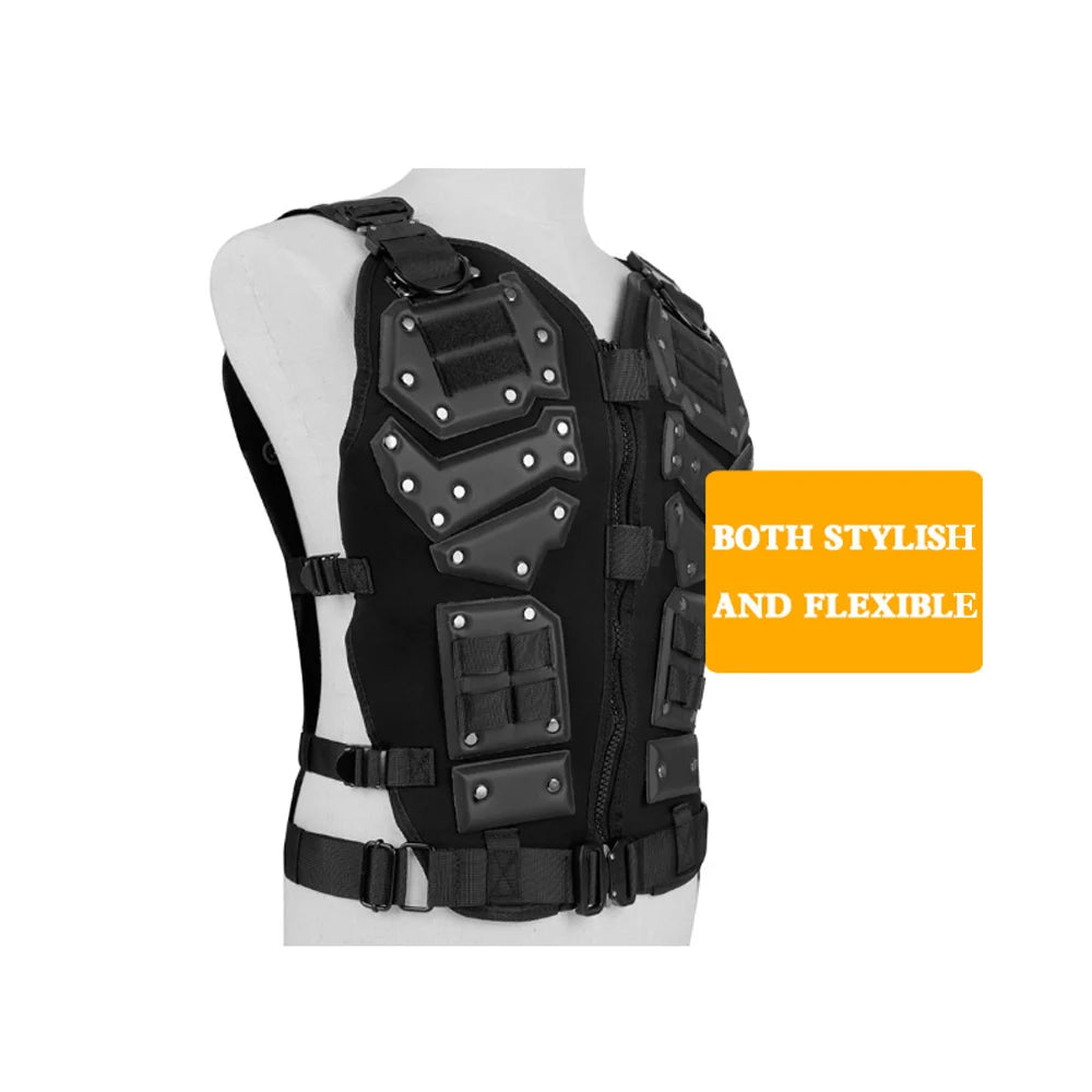 Tactisch Vest Hoge Kwaliteit Eva Beschermende Kleding Multifunctioneel Met Molle Systeem Airsoft Paintball Militar Combat Vest