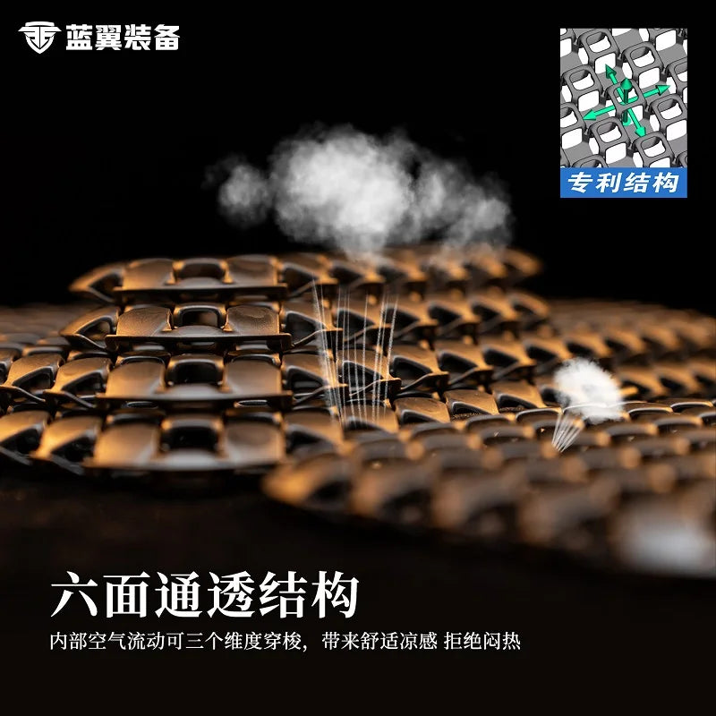 Tactical Vest,  Universal Heat Dissipation, 3D Ventilation, Portable Breathable Pad