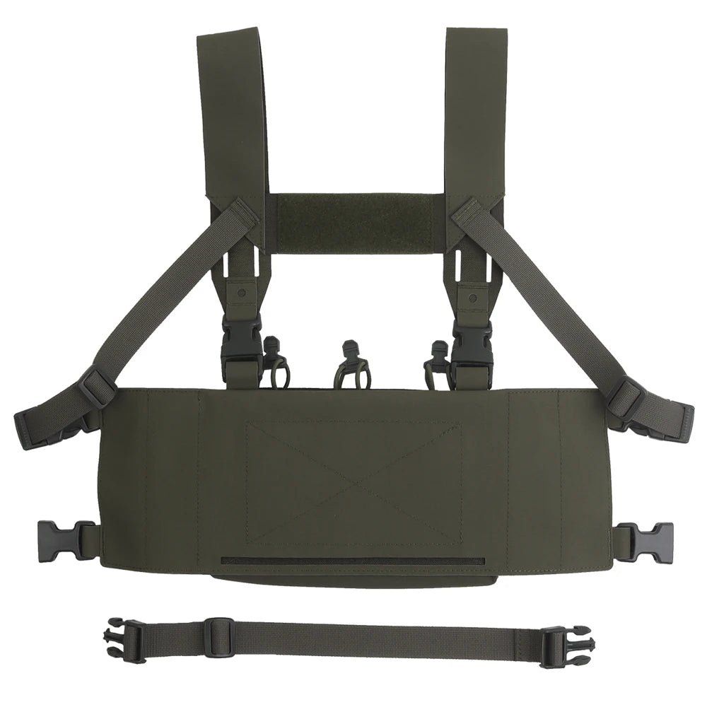 Tactical V1 Modular Hunting Chest Strap UG Style Hunting Plate Carrier LV-X Chest Rig with 556 Triple Magazine Pouch