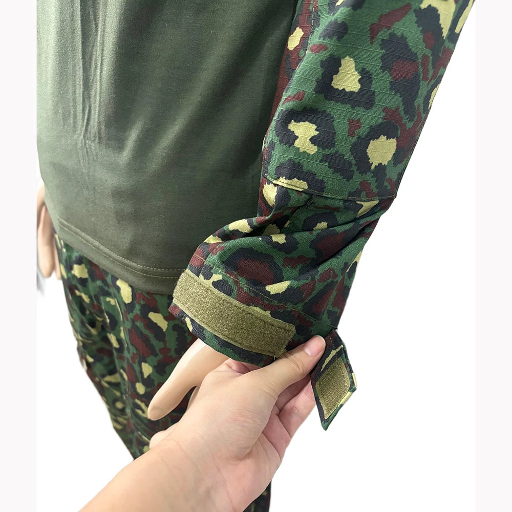 G2 Frog Suit American Training Suit Set Ghana Leopard Print Camouflage Outdoor Tactical Wear-Resistant And Breathable