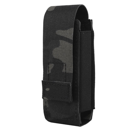 Tactical Molle OC Pepper Spray Pouch Elastic Utility Tool Holser 9mm Pistol MAG Flashlight Pouch Hunting Vest  Belt Accessories
