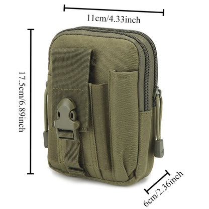 Outdoor Sports Tactical Waist Belt Bag 6 Inch Phone Coin Pouch Molle Accessory Pack Camping Gear Edc Pouch Molle Bag
