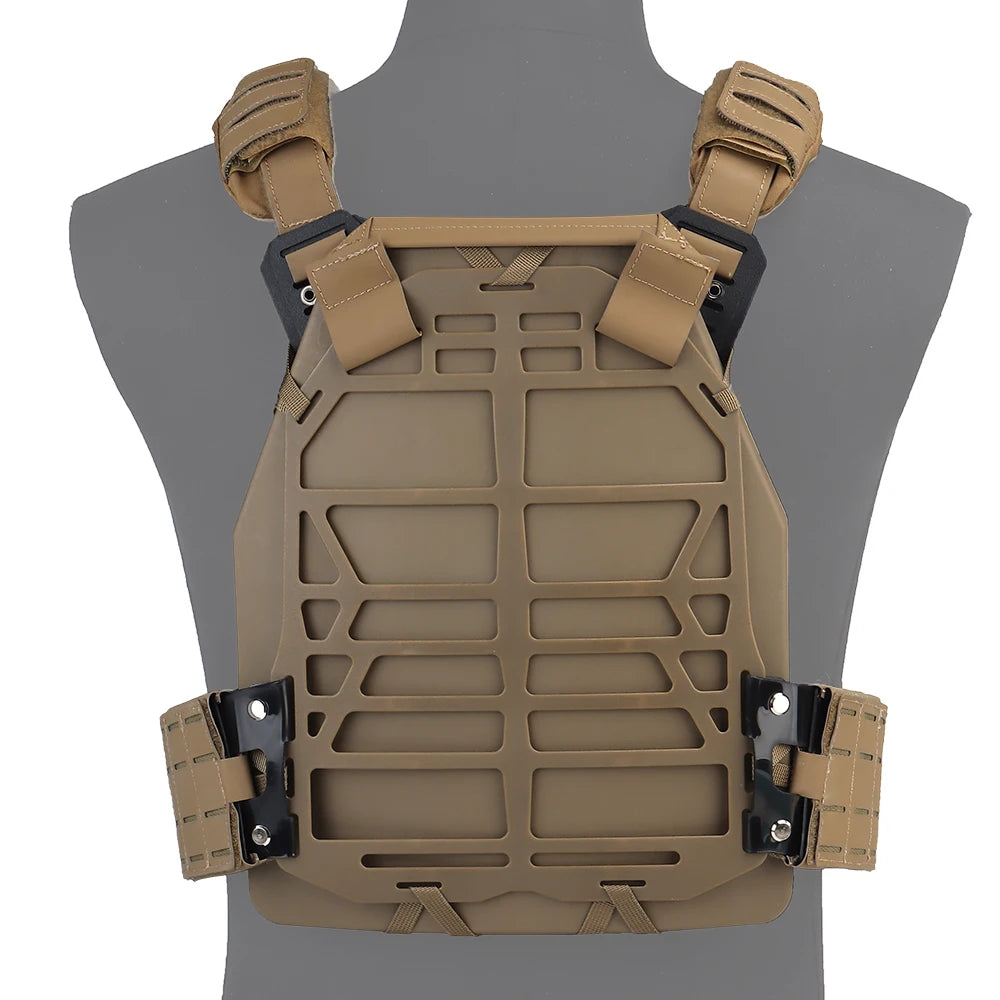 Modular 3D Tactical Armor,Paintball Vest, Airsoft Protective Plate Carrier, Quick Release PFM Outdoor Hunting Vest Training Gear