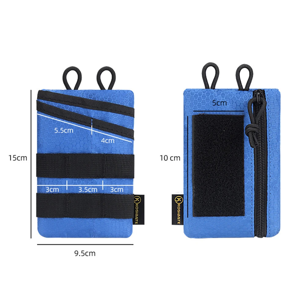 EDC Tactical Tool Bag Foldable Mini EDC Pouch Sundries Bag Phone Pouch Key Card Case Organizer Waist Wallet Molle Shoulder Bag