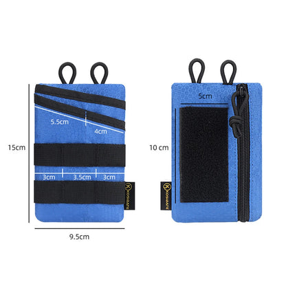 EDC Tactical Tool Bag Foldable Mini EDC Pouch Sundries Bag Phone Pouch Key Card Case Organizer Waist Wallet Molle Shoulder Bag