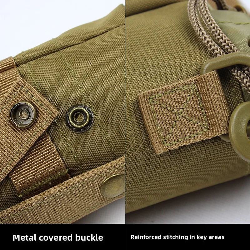Tactical Water Bottle Holder, MOLLE Water Bottle Pouch 600D Oxford Waterproof Bottle Carrier for Outdoor Hiking Camping Cycling