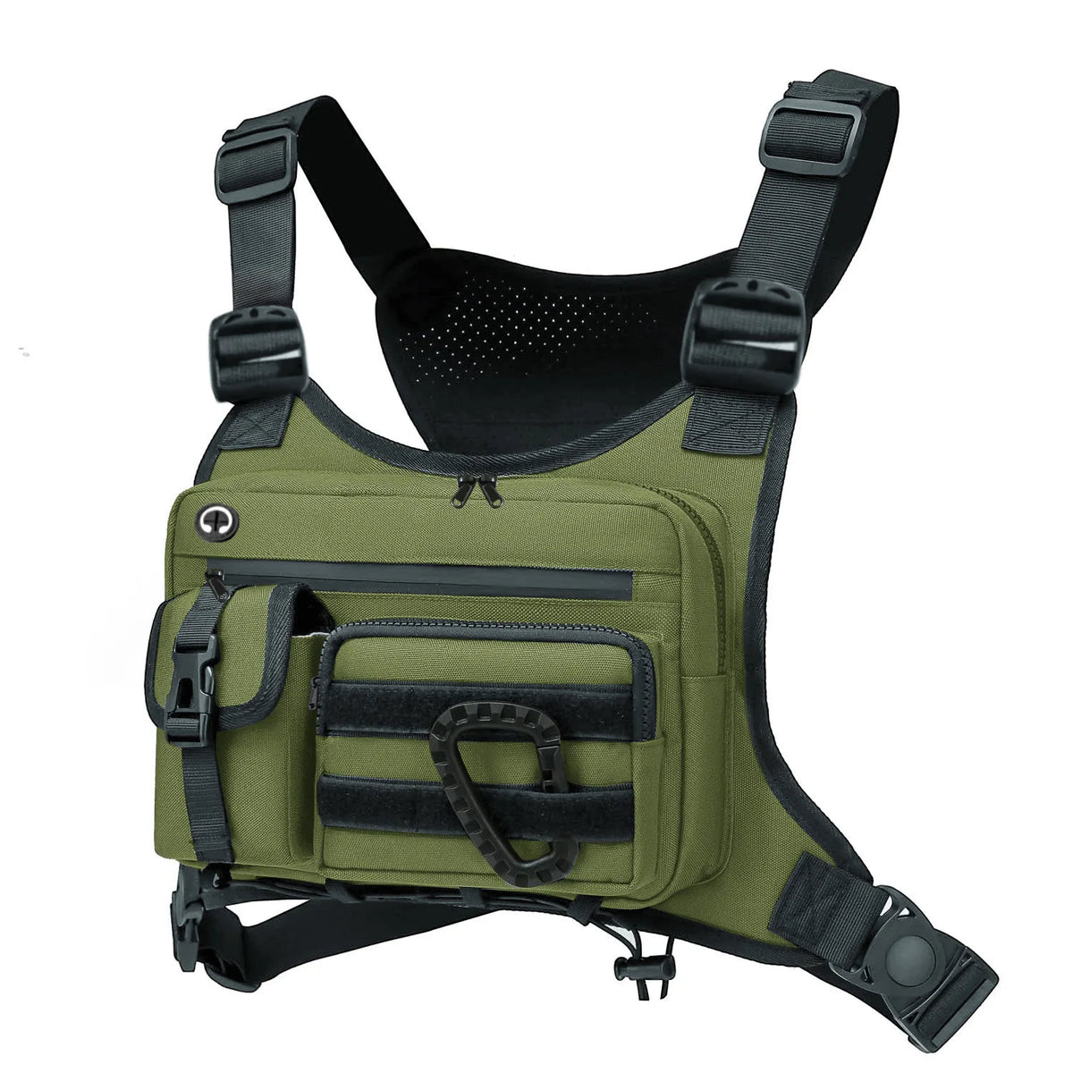 Tactical Chest Bag Men's Vest Edc Waterproof Anti-Theft Chest Pack Rig for Outdoor Cycling Bags Running Front Chest Pack