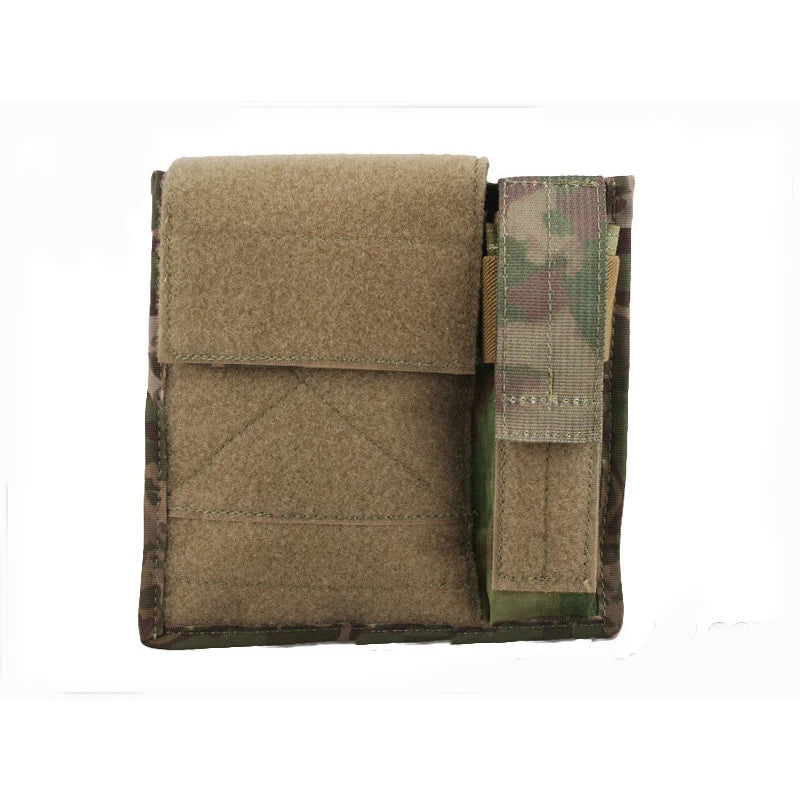 Emersongear Admin Light Map Pouch Storage Purposed Bag Pack Panel Molle Loop Hook Hiking Hunting Outdoor Nylon EM9022