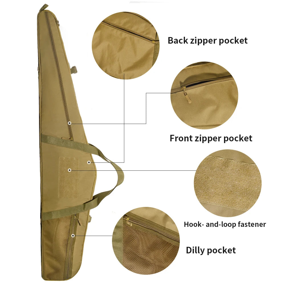 Outdoor tactical gun bag multifunctional one-shoulder shockproof professional sports fishing gun bag