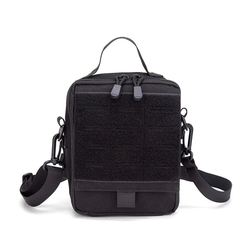 Tactical MOLLE First Aid Pouch 600D Nylon Water Resistant Medical Bag EDC Organizer for Outdoor Hiking Camping Hunting