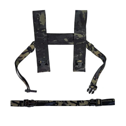 Airsoft Chest Rig SS Fat Strap Mk4 Tactical vest H-harness Belt gear MK5 34A Chest Hanger Multicam Laser Cut Shoulder Strap