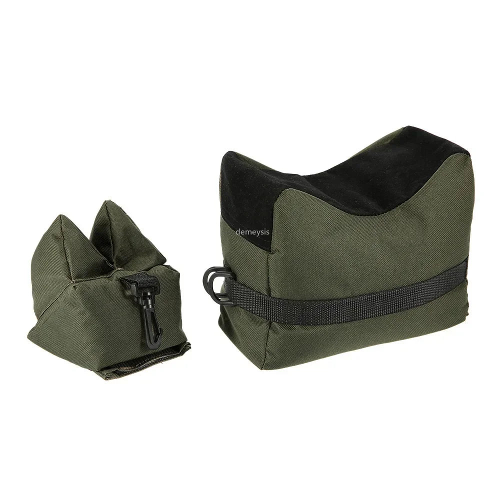 Tactical Front & Rear Bag Shooting Support Rifle Unfilled Sandbag Sniper Hunting Target Stand Hunting Bags