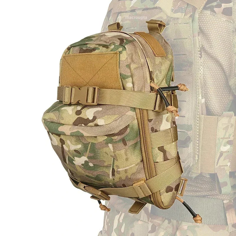 Outdoor Tactical Vest Backpack 1000D Nylon Waterproof Hiking Backpack MOLLE Accessory Sports Backpack Bags for Camping Hunting