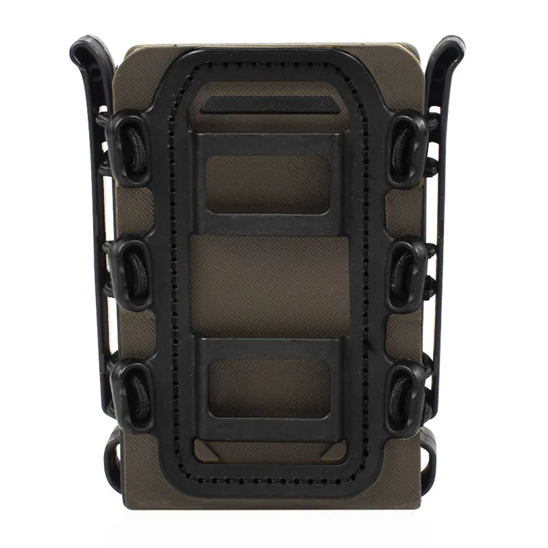 Tactical Magazine Pouch Molle for Ar15 M4 5.56 7.62 9mm Scorpion Fast Mag Quick Release Mag TPR Holster Adjustable Case Box