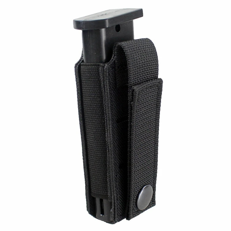 Open-Top Molle Mag Carrier Tactical Pistol Magazine Pouch Single Stack/Magazine Pouch for 9mm/.45 Caliber Mags
