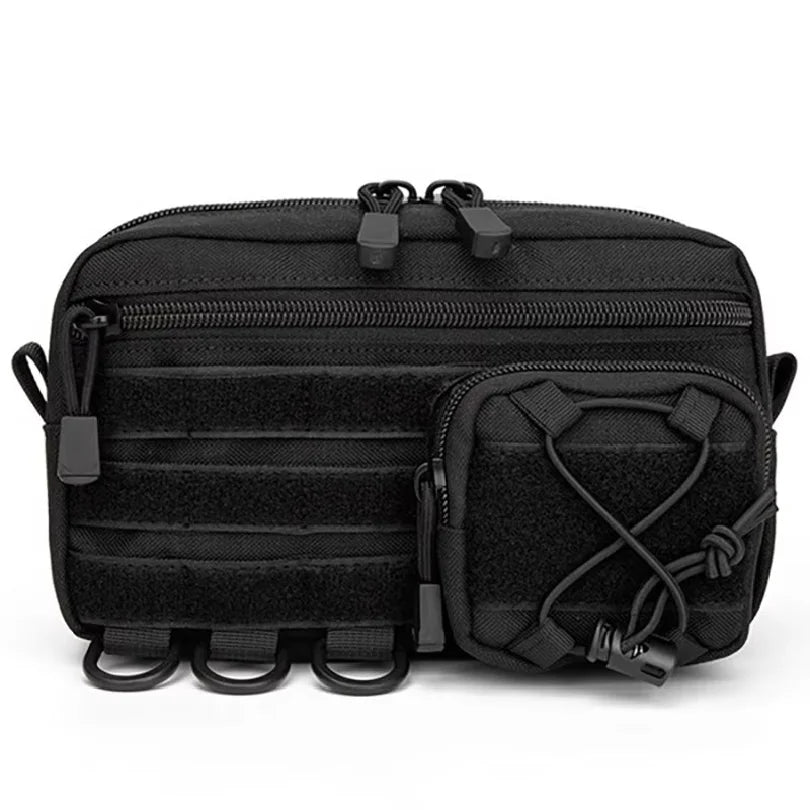 1000D EDC Pouch Molle Organizer Bag Utility EDC Tool Pouch Horizontal Modular Pouch Outdoor Waist Pack EMT Hunting Fanny Pack