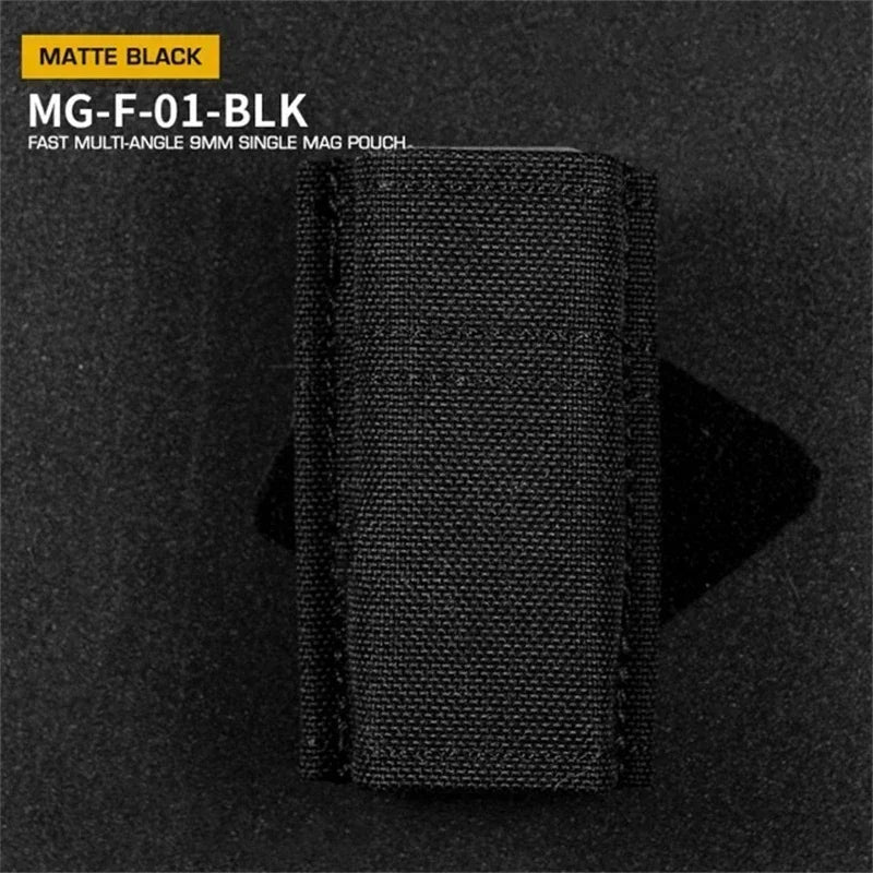 ERQYGRA Tactical Molle FAST Multi-Angle 9mm Single Mag Pouch System Accessories Waist Bag Holster Outdoors Hunting New Equipment